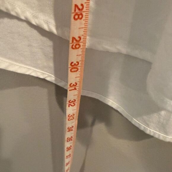 Aerie Large White Denim Oversized Shirt Jacket - Picture 7 of 8